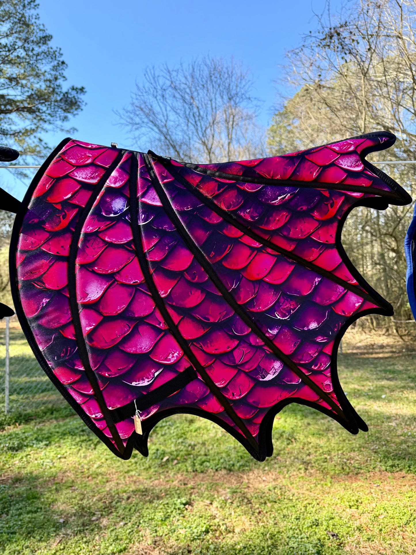 READY TO SHIP- Dragon Saddle Pad (all colors inside)
