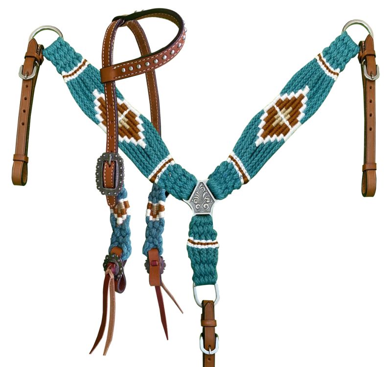 PONY Blue, Brown corded tack set