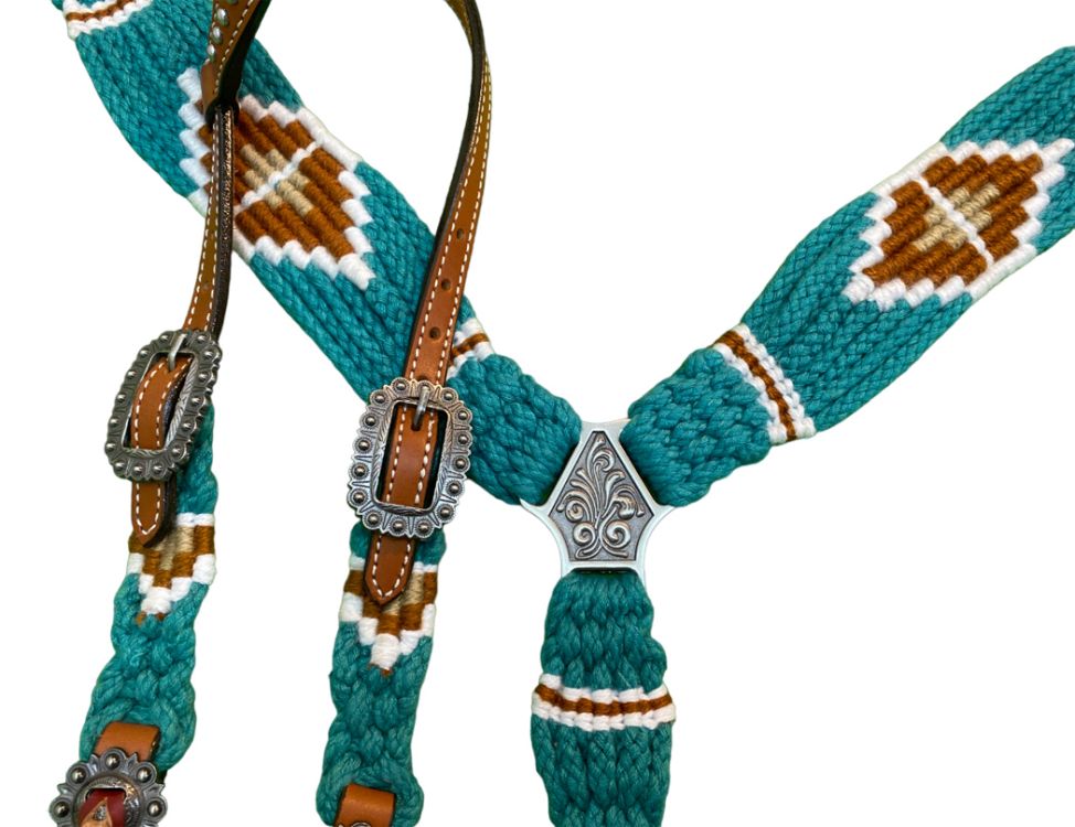 PONY Blue, Brown corded tack set