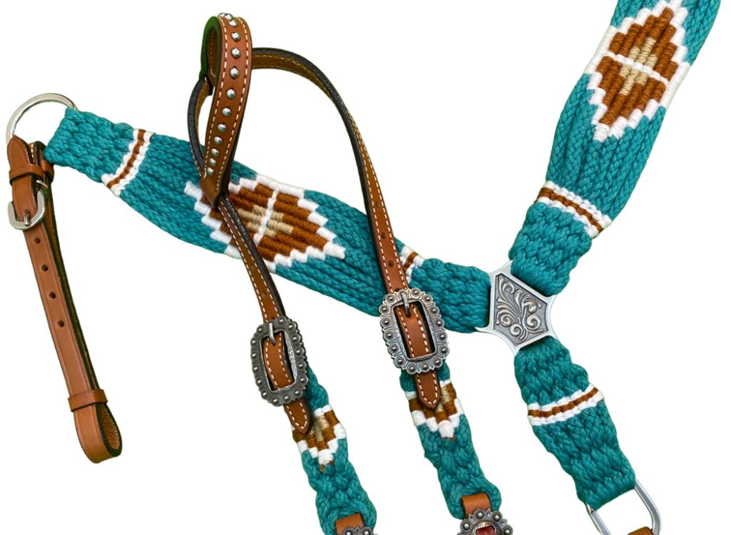 PONY Blue, Brown corded tack set