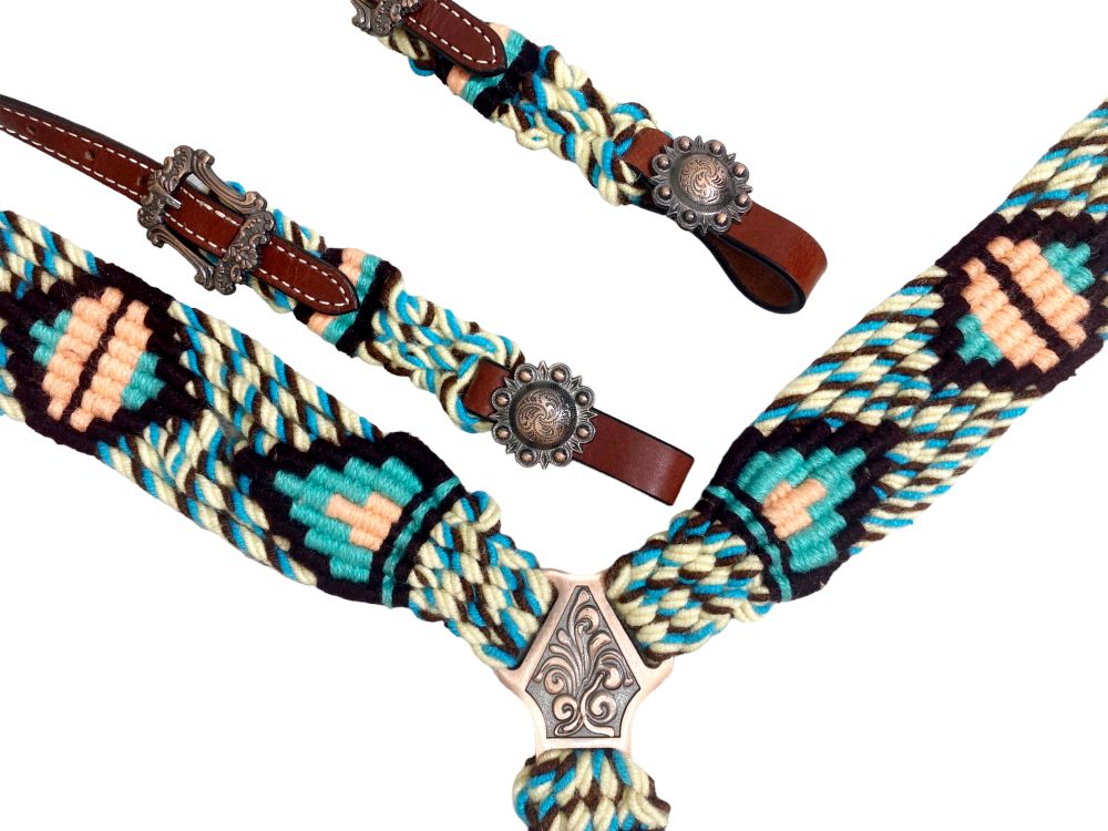 Glade Corded One Ear Headstall and Breastcollar Set