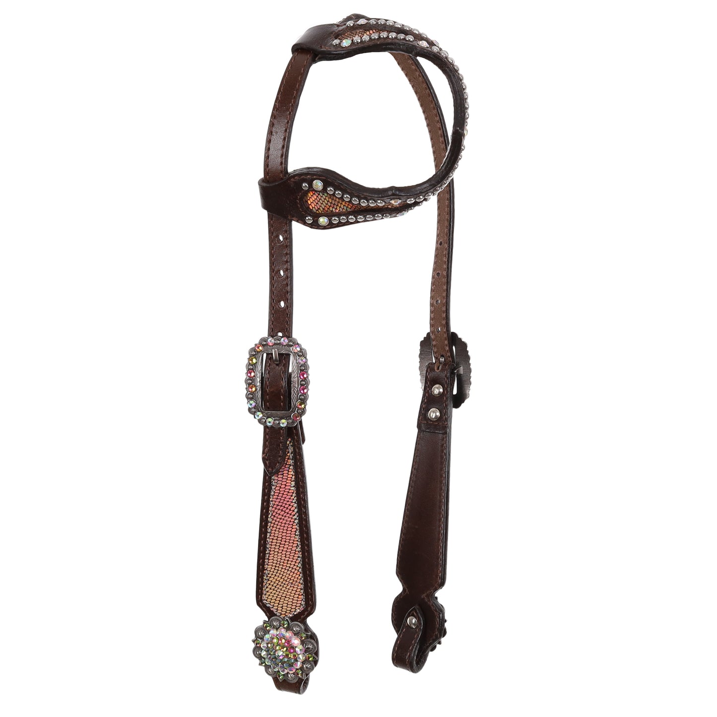 Limited Edition Glittered Glow One Ear Headstall and Breastcollar Set