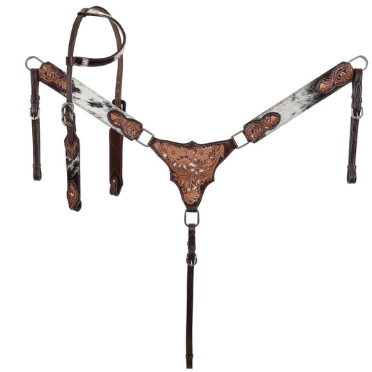 Golden Plains One Ear Headstall and Breastcollar Set