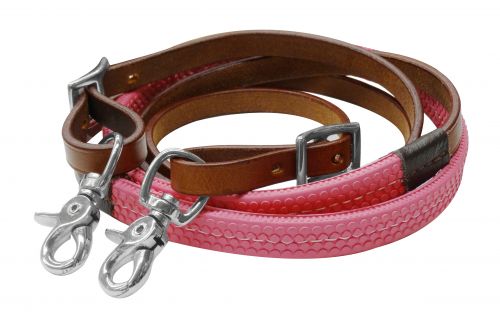 7ft rubber grip barrel reins