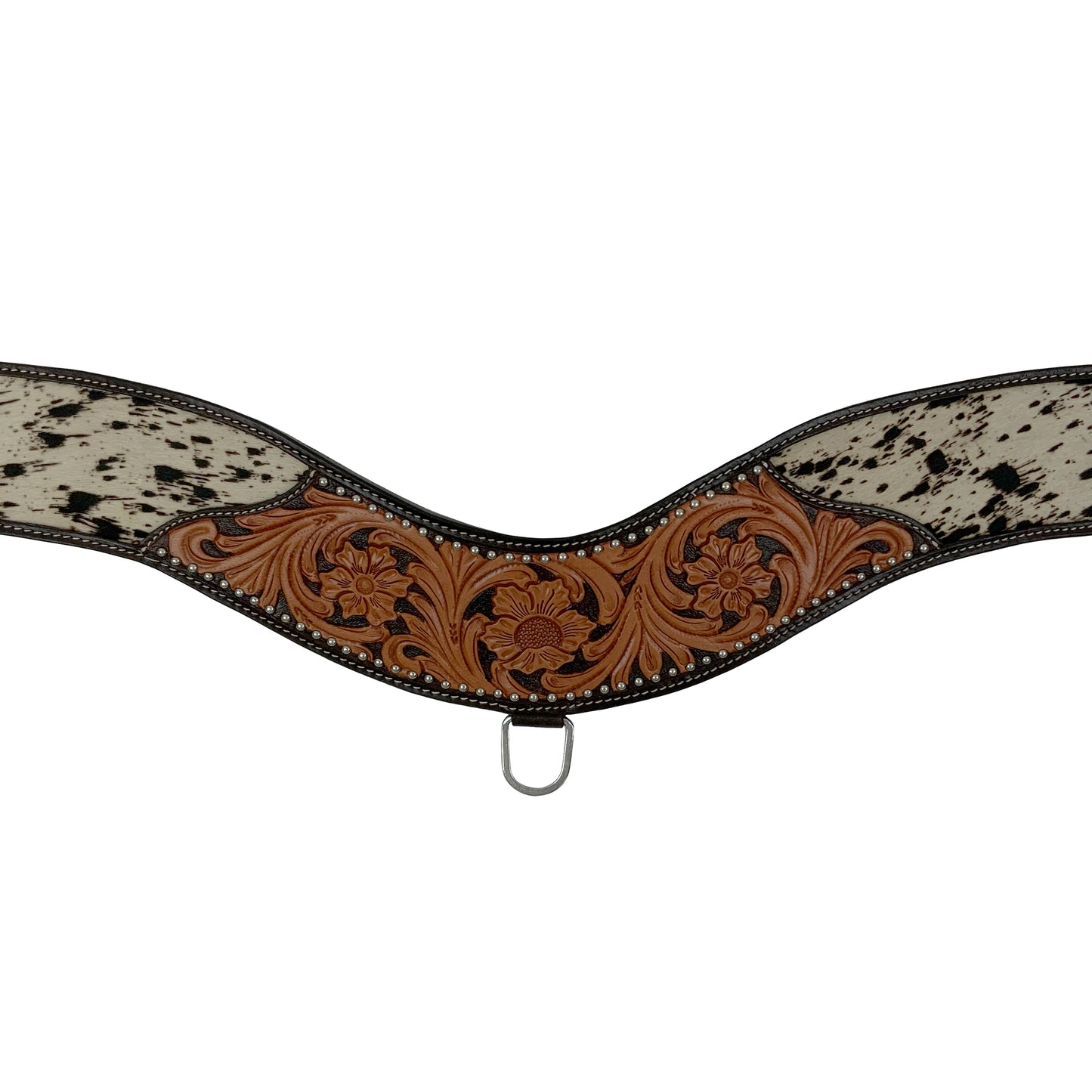 Prairie Patchwork Cowhide Tripping Collar