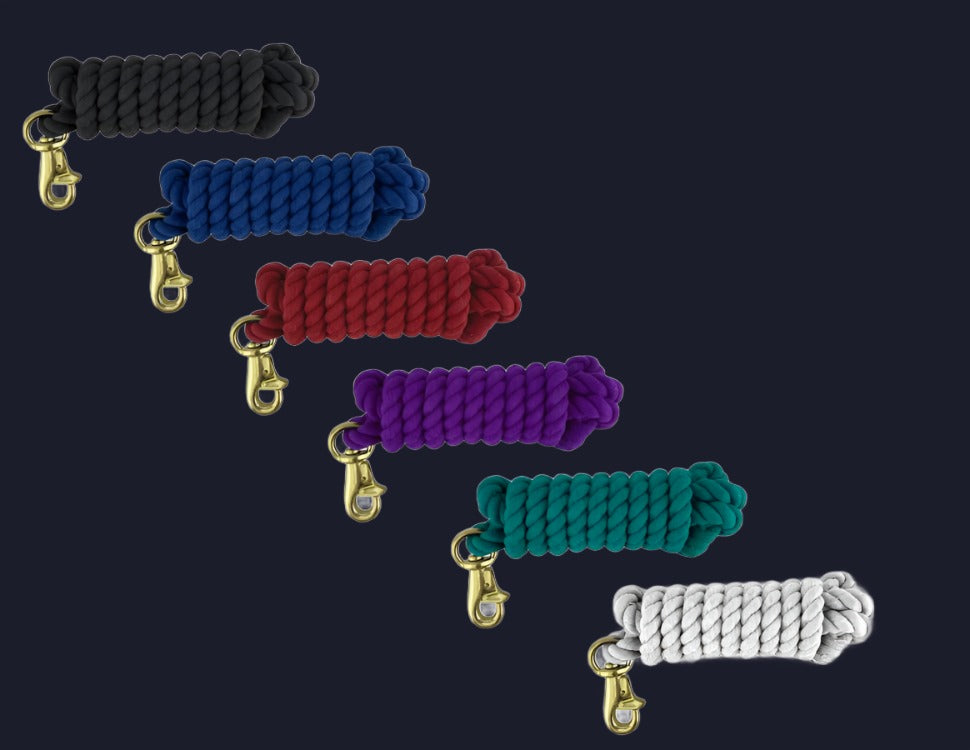 10' Cotton lead with brass plated trigger bull snap