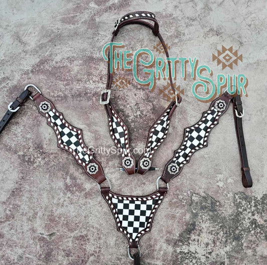 PRE ORDER Checker buck stitch tack set