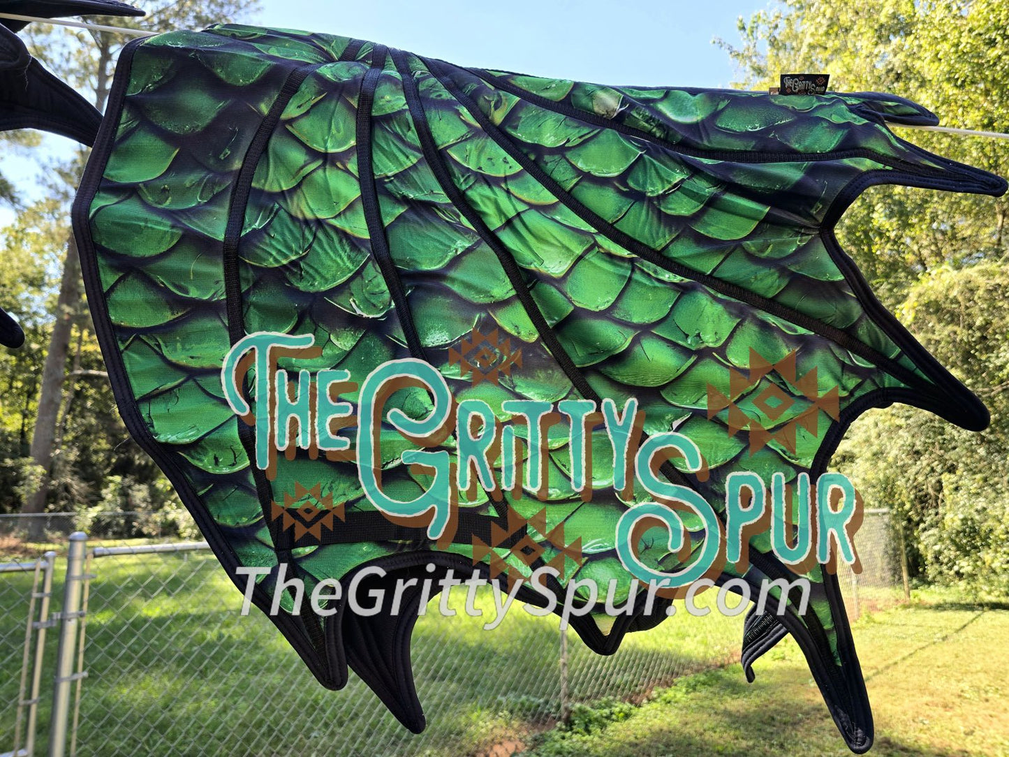 READY TO SHIP- Dragon Saddle Pad (all colors inside)