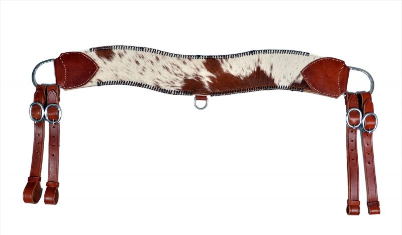Hair on cowhide Tripping collar