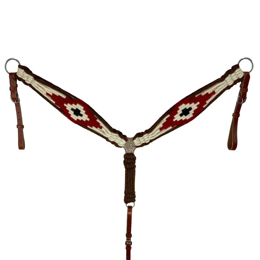 Redend Point Corded One Ear Headstall and Breastcollar Set