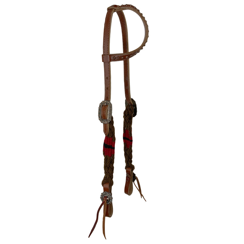 Redend Point Corded One Ear Headstall and Breastcollar Set