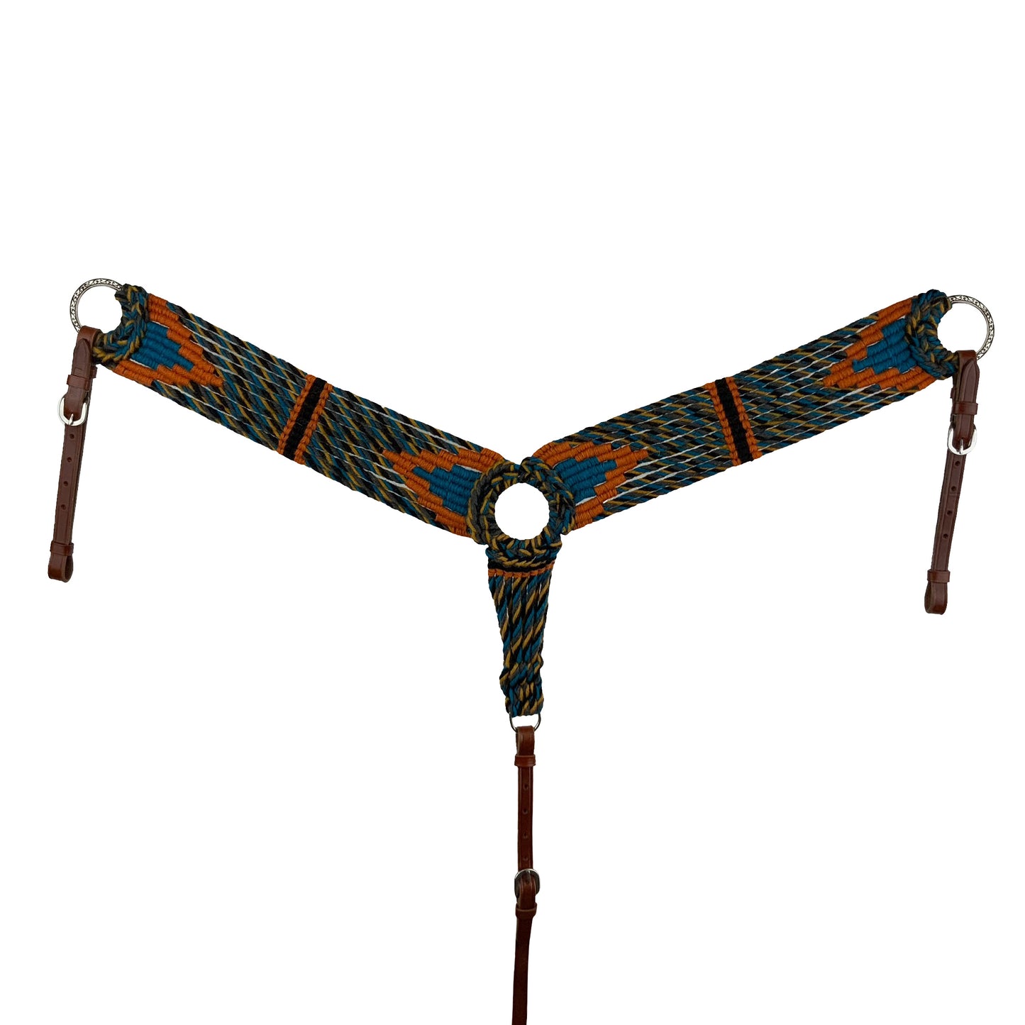 Sunset Corded Mohair One Ear Headstall and Breastcollar Set