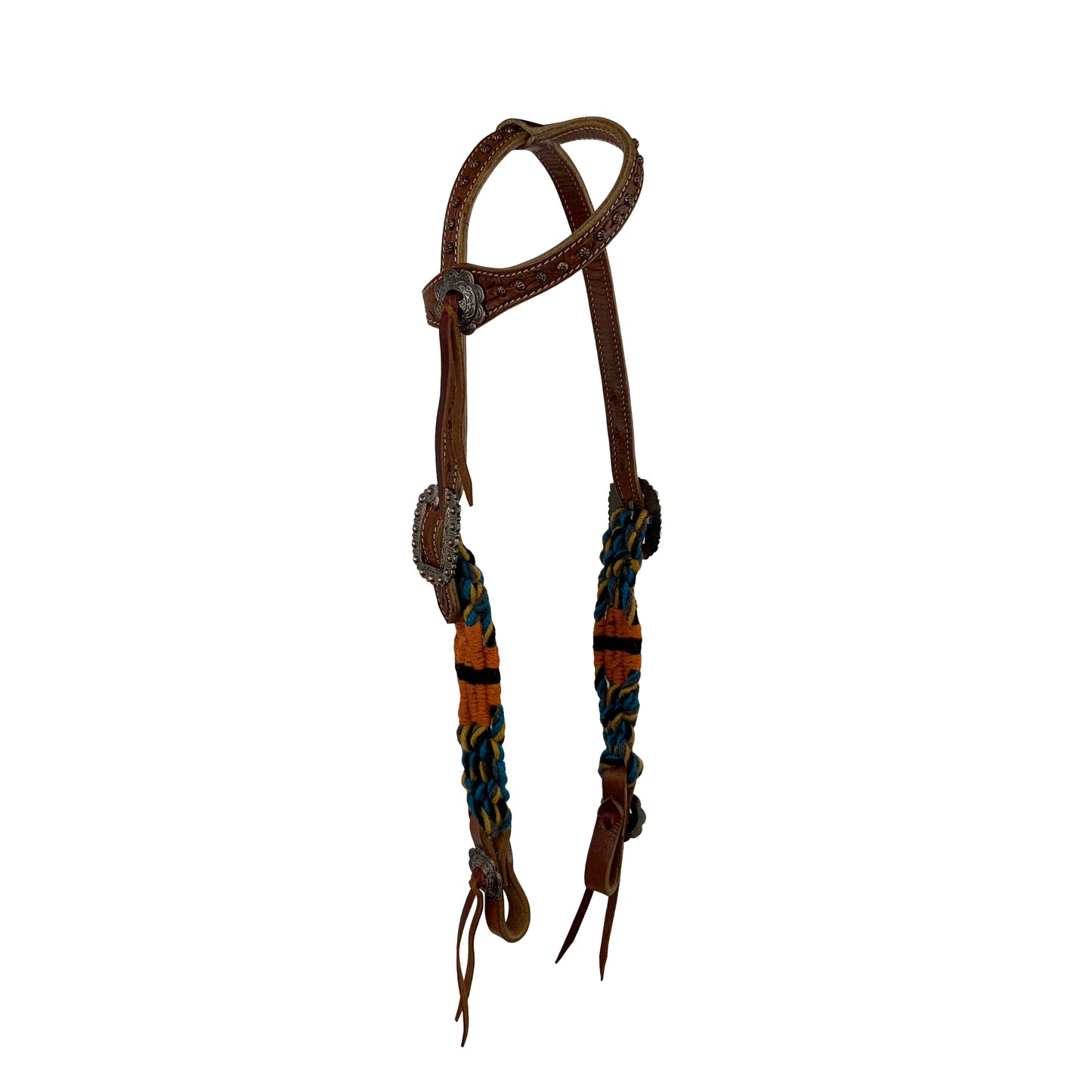 Sunset Corded Mohair One Ear Headstall and Breastcollar Set