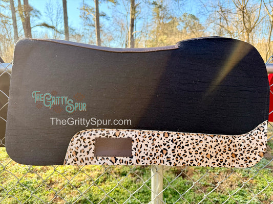 PRE ORDER- Black 100% Wool Saddle Pad (choose details inside)