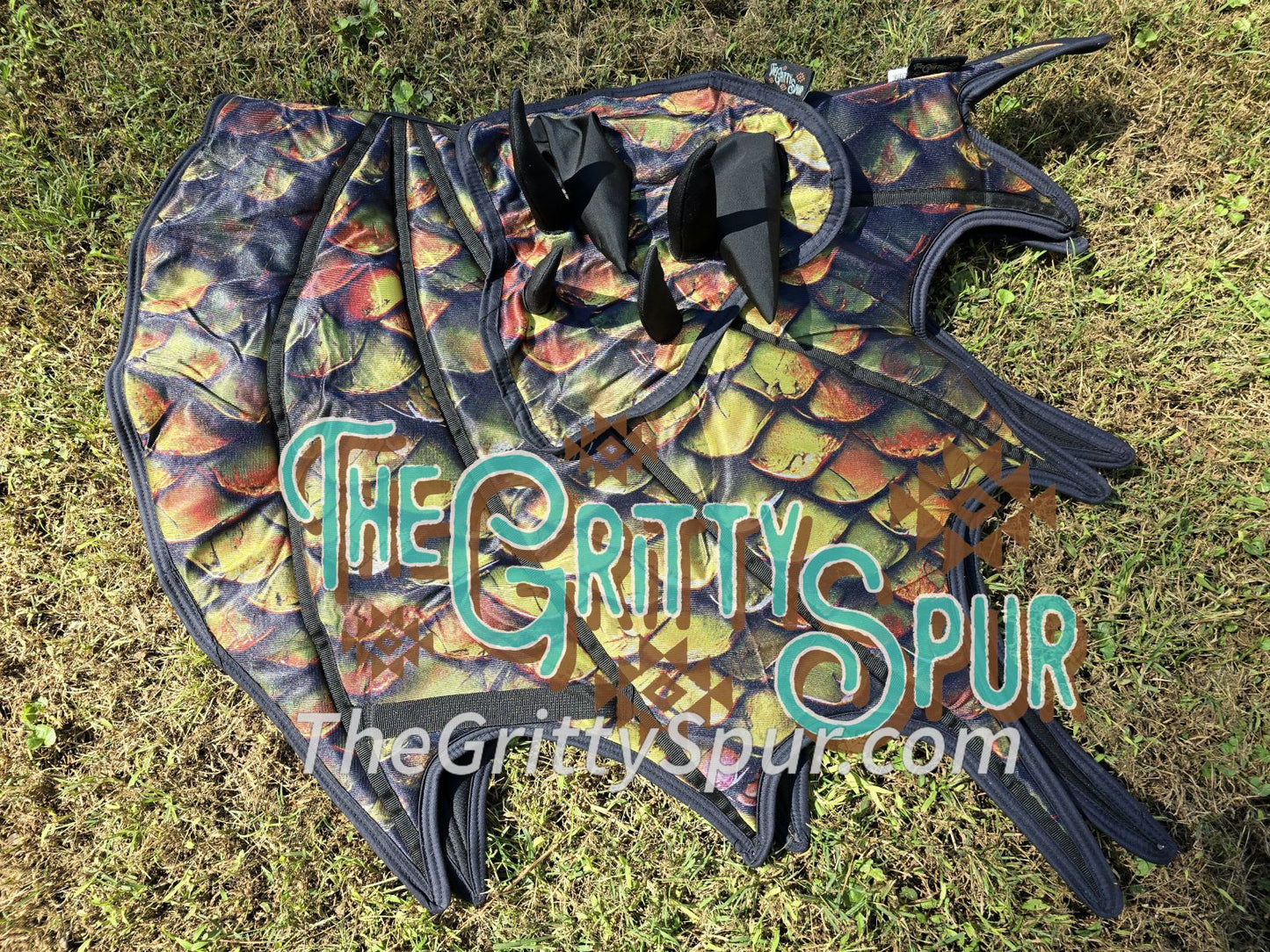 READY TO SHIP- Dragon Saddle Pad (all colors inside)