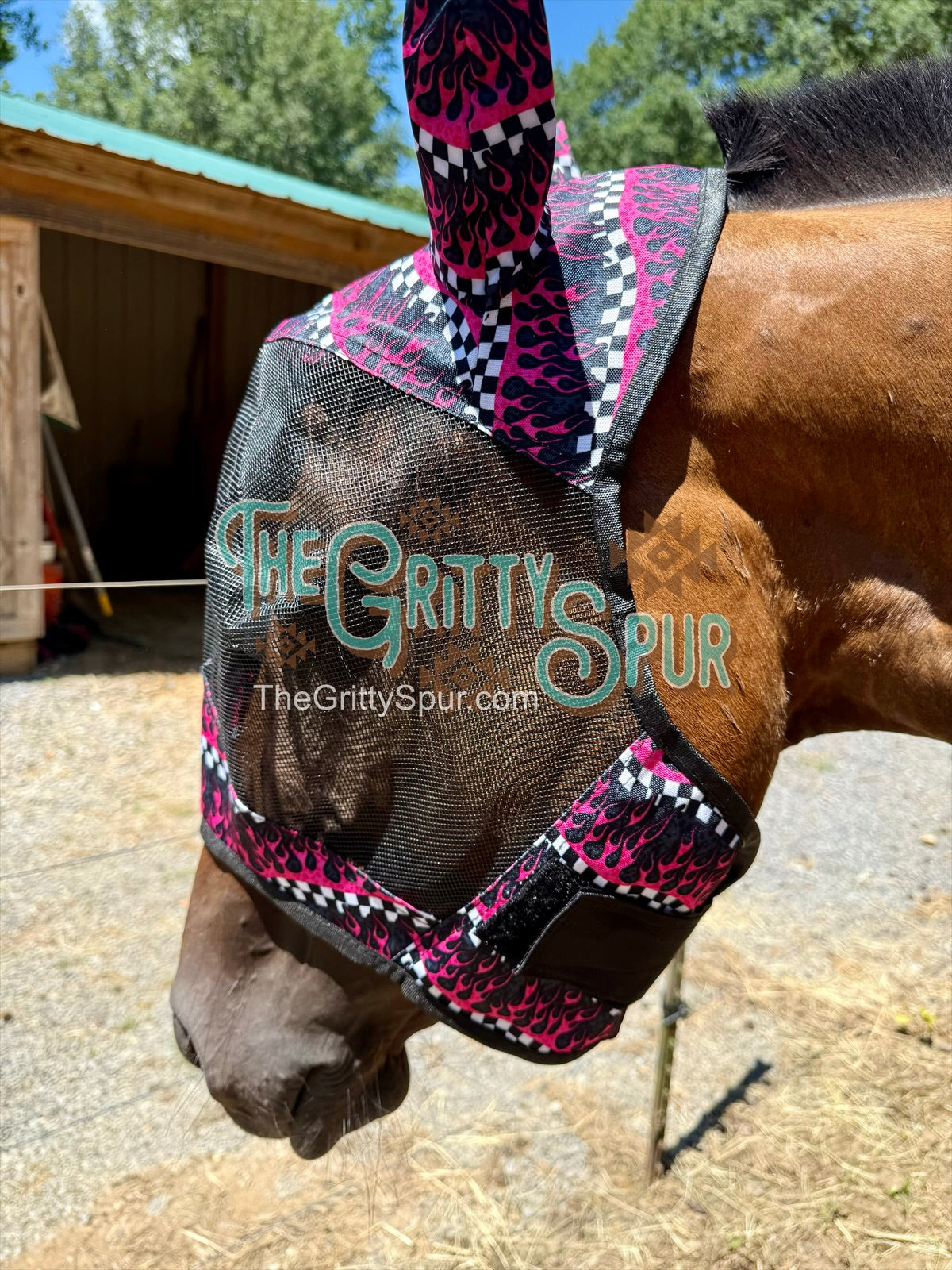 READY TO SHIP- Printed Fly Masks- ALL HORSE SIZE