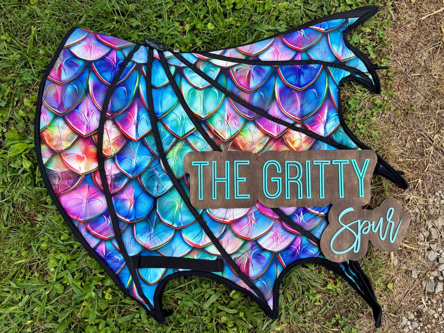 READY TO SHIP- Dragon Saddle Pad (all colors inside)