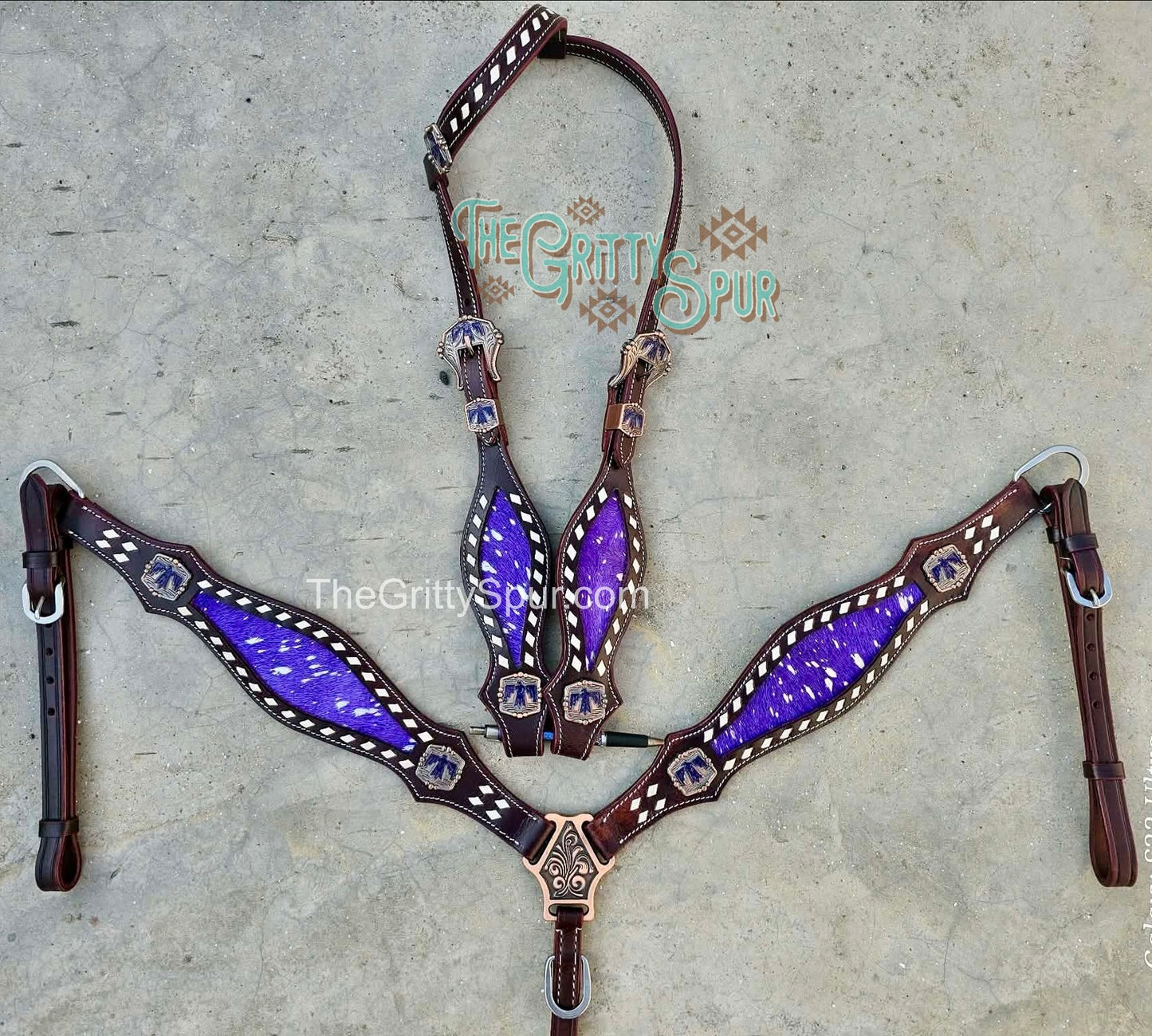 PRE ORDER- Purple Acid Wash Tack set