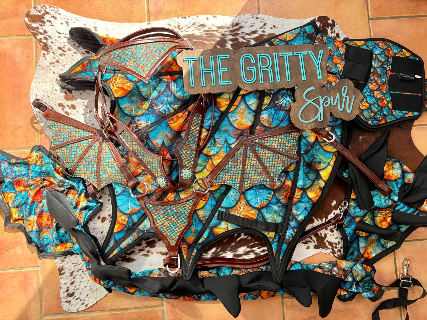 READY TO SHIP- Rusty Mint Dragon Items