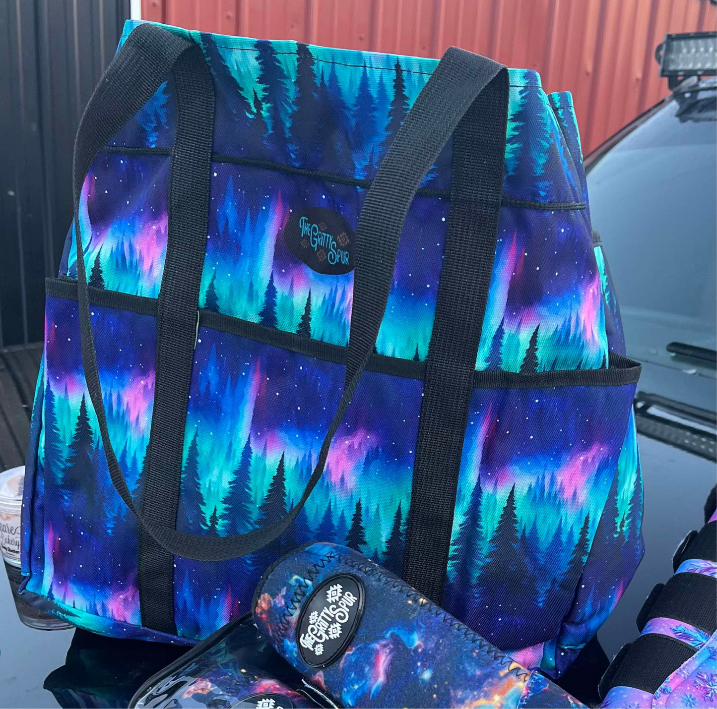 Pre Order- Northern Lights grooming bag