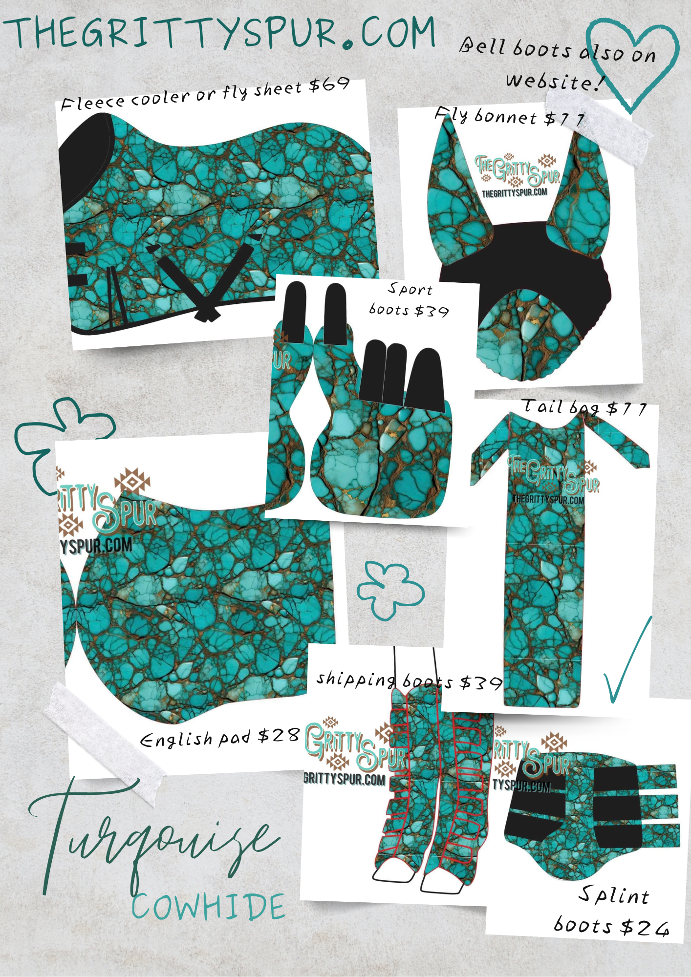 PRE ORDER saddle pouch- ALL DESIGNS INSIDE