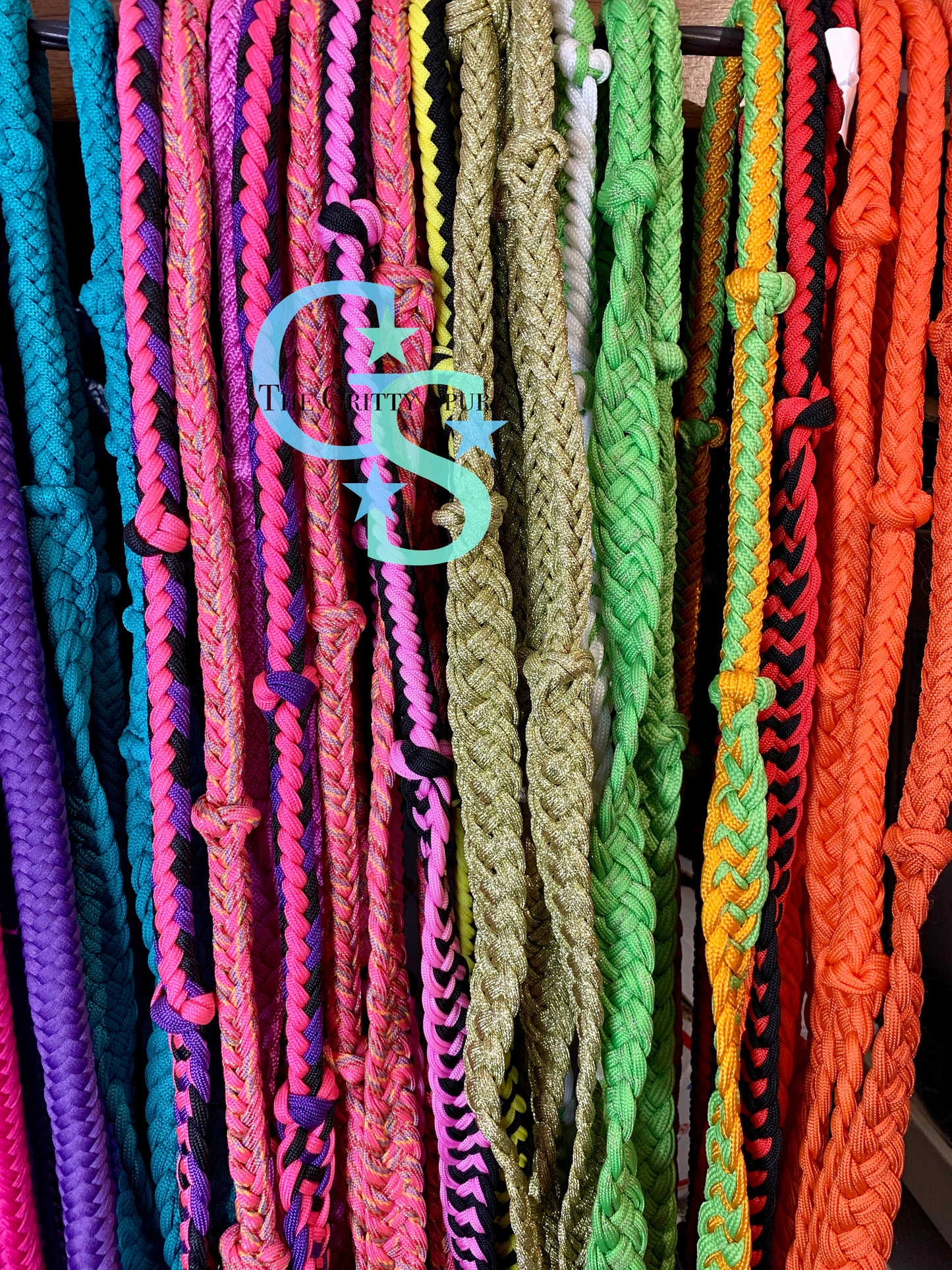 Braided barrel reins- MANY colors