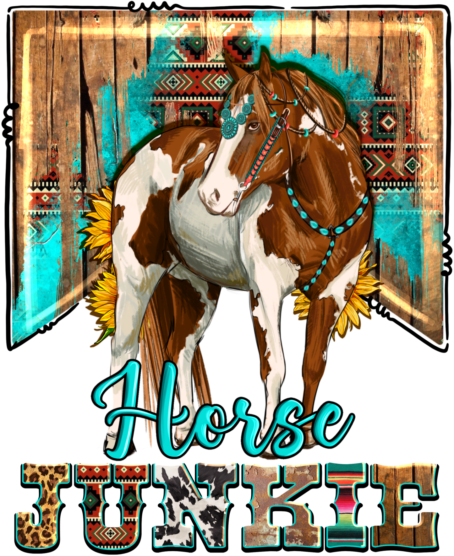 The Gritty Spur Apparel- Horse Junkie