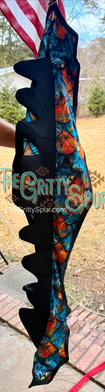 READY TO SHIP- Horse size Dragon Tail many colors inside