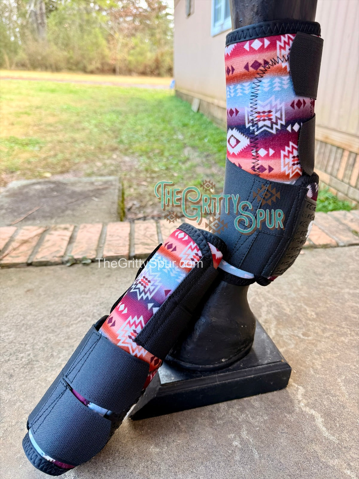 READY TO SHIP- Rubber Heel Sport Boots