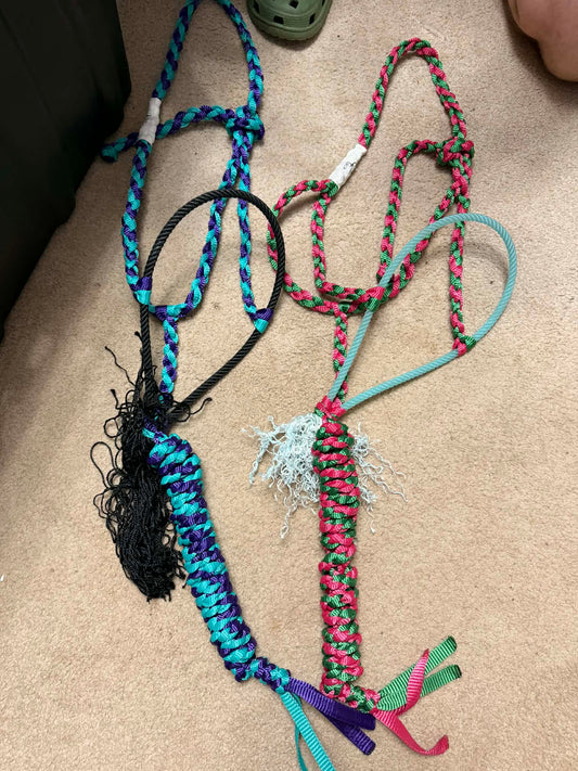 READY TO SHIP- Horse size mule tape halters