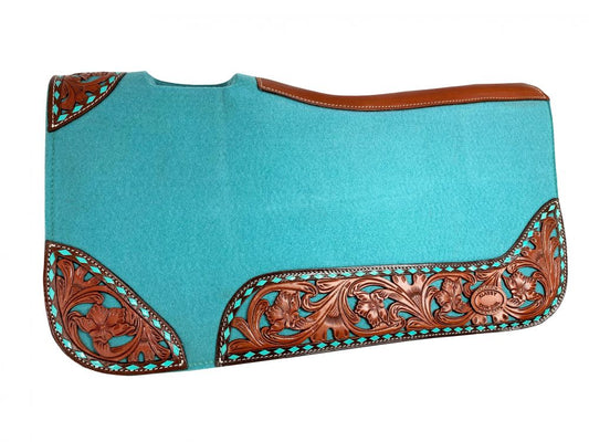 1" thick turquouse teal pad with vented wither 30" x 28"