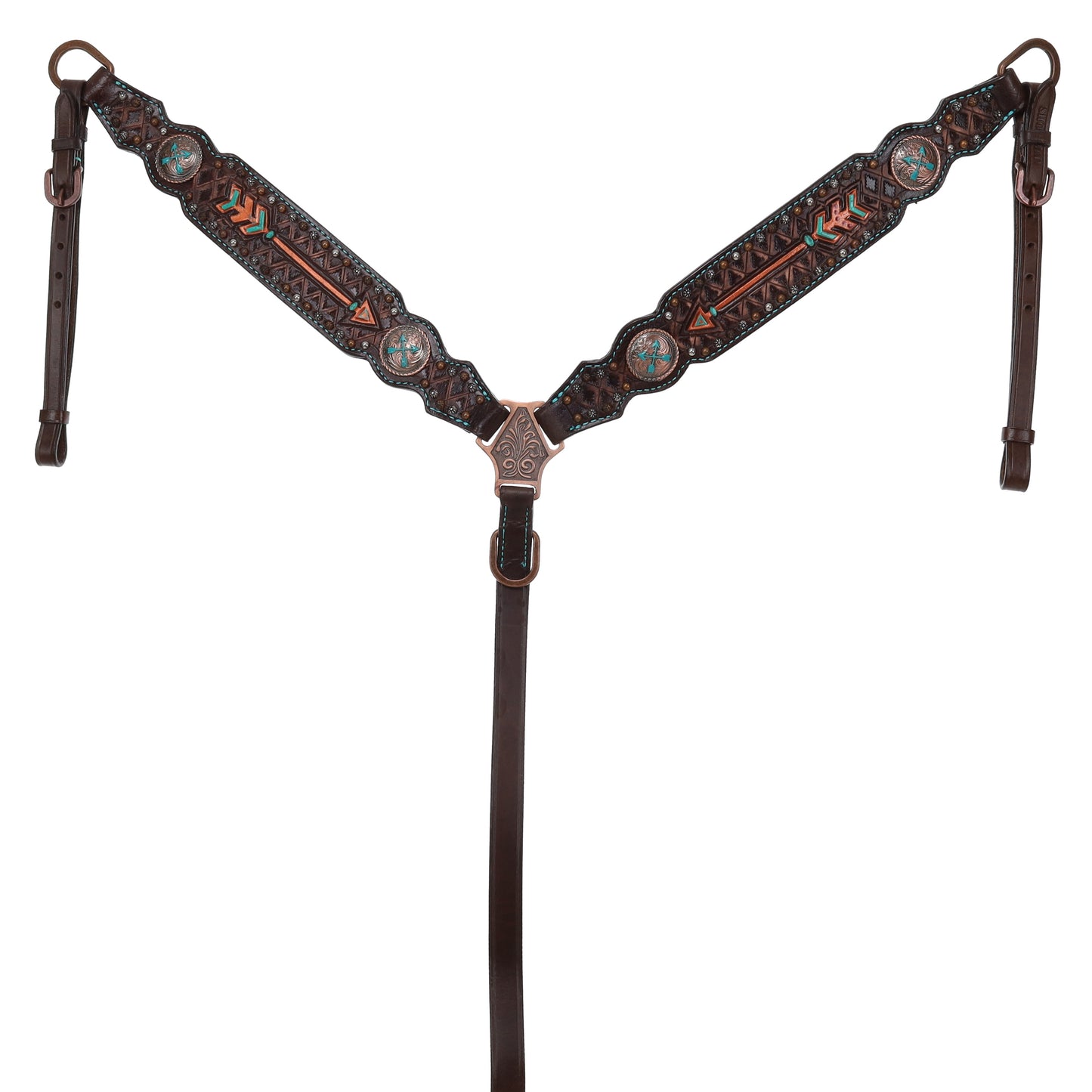 Limited Edition Timber Arrow One Ear Headstall and Breastcollar Set