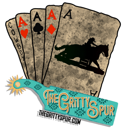 The Gritty Spur Apparel- Brown Barrel Poker