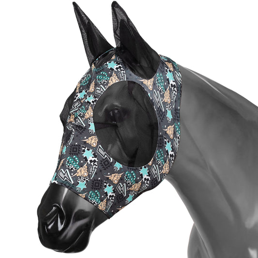READY TO SHIP- Highland Lycra Fly Mask
