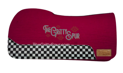 PRE ORDER- CHECKER WEAR LEATHER- Colored 100% wool felt saddle pad- tester pads