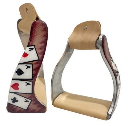 Poker, gambler, card stirrups