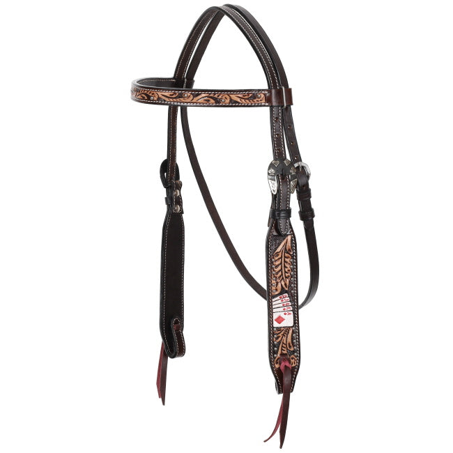 Diamond Flush Browband Headstall