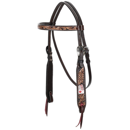 Diamond Flush Browband Headstall