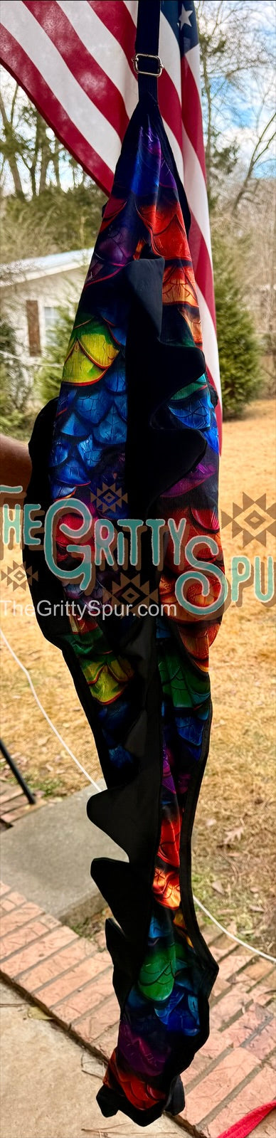 READY TO SHIP- Horse size Dragon Tail many colors inside