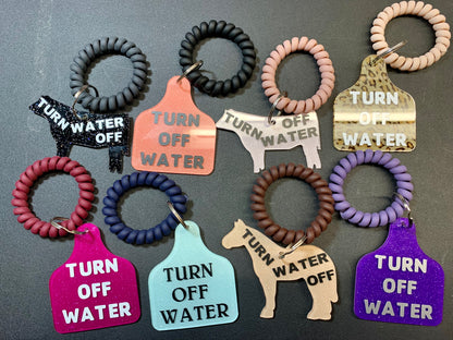 Turn off the water / close the gate reminder bracelet