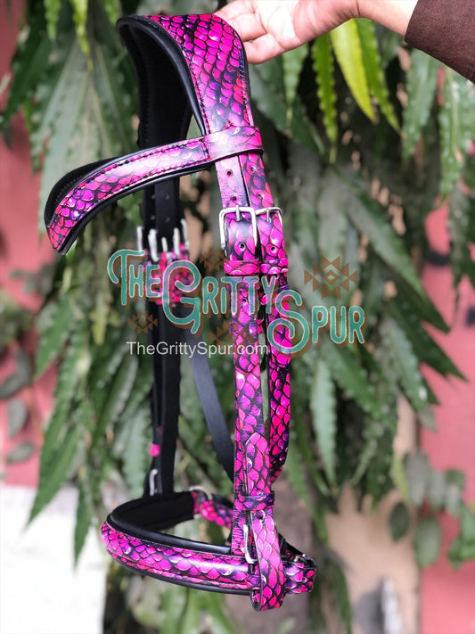 PRE ORDER- Printed English Bridle (choose print!)