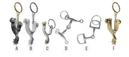 Metal key chain comes in 5 styles