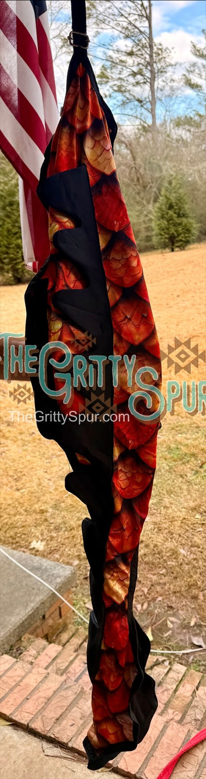 READY TO SHIP- Horse size Dragon Tail many colors inside