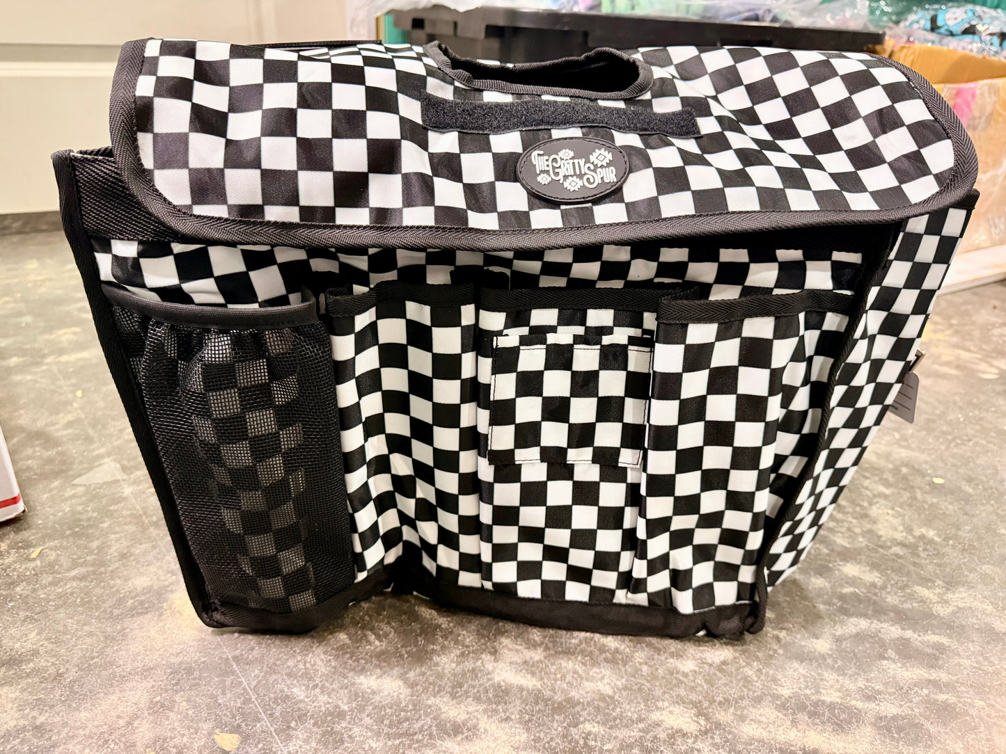 READY TO SHIP- Deluxe grooming tote (several patterns inside)