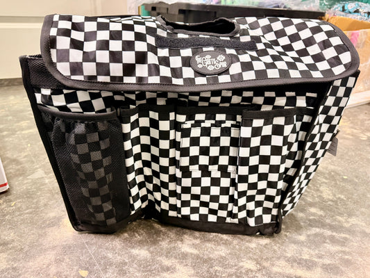 READY TO SHIP- Deluxe grooming tote (several patterns inside)