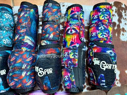 READY TO SHIP- Rubber Heel Sport Boots