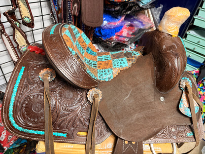 Drawing for 12" saddle set plus extras!