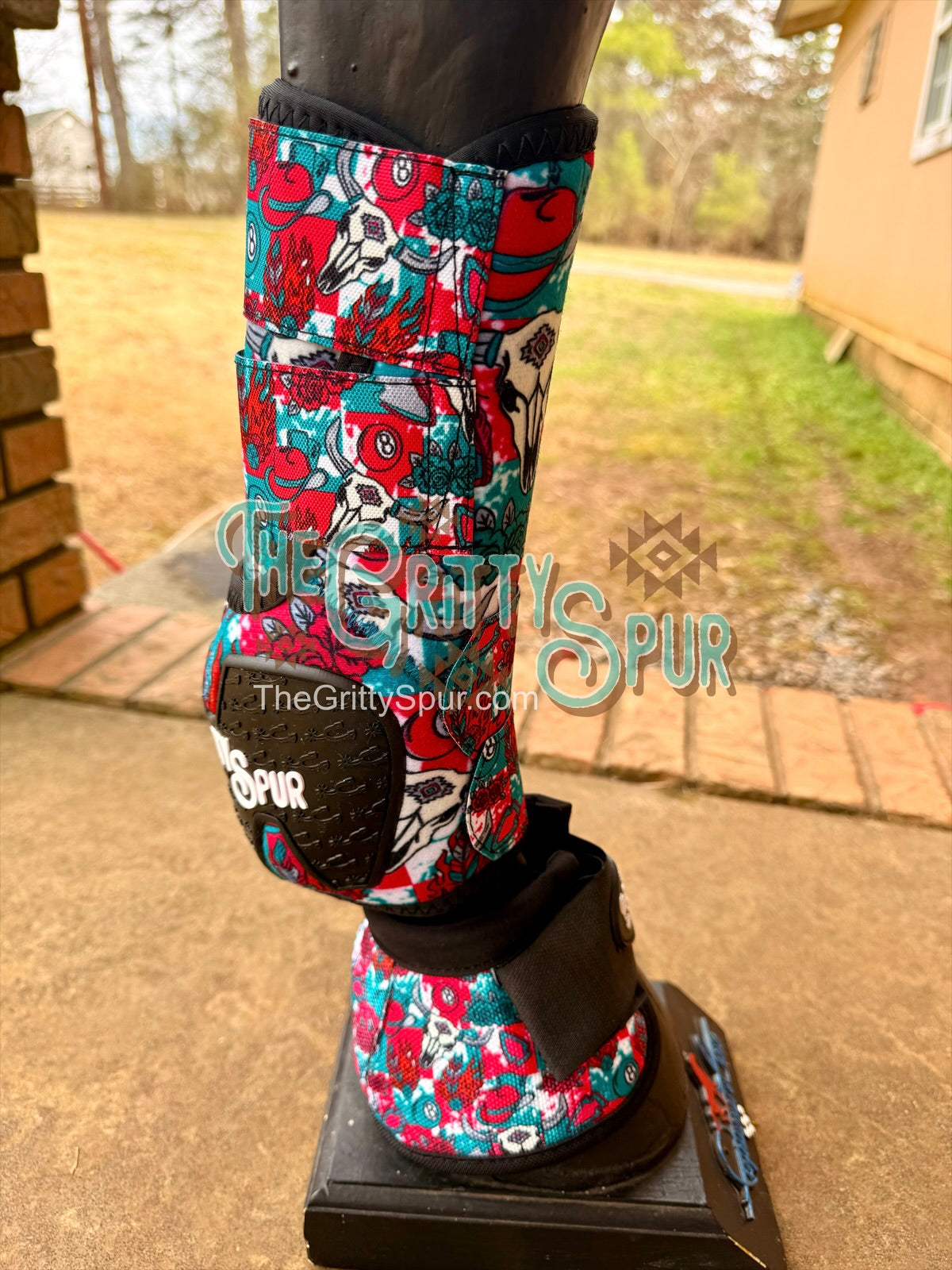 READY TO SHIP- Rubber Heel Sport Boots