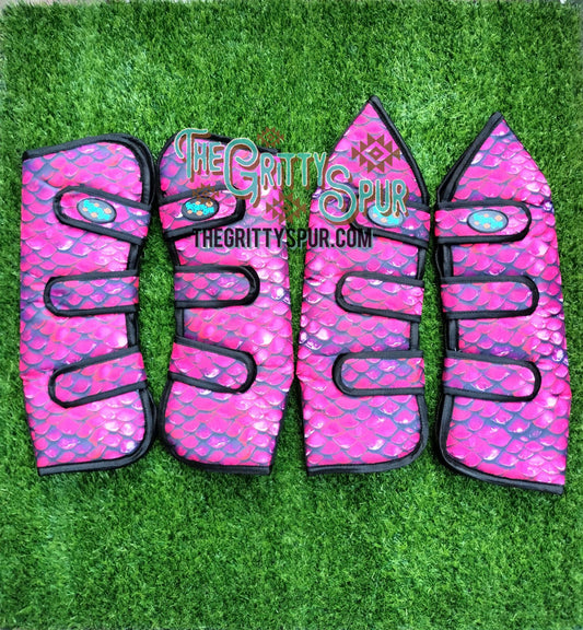 PRE ORDER- Pink Dragon Shipping Boots