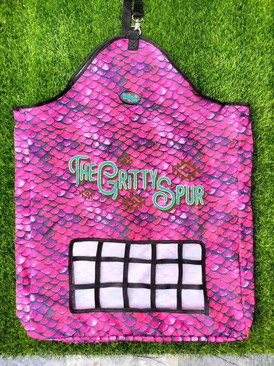 in stock Pink Dragon Print Hay Bag